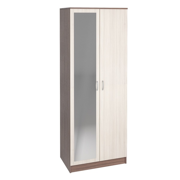 Шкаф Рига 2-х Створчатый ШК-20 с Полками Разные Цвета (Ш-800 х В-2120 х Г-520 мм)