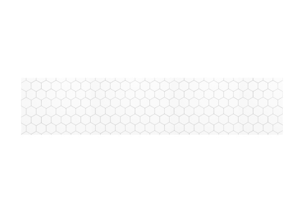 Стеновая панель с фотопечатью соты белые